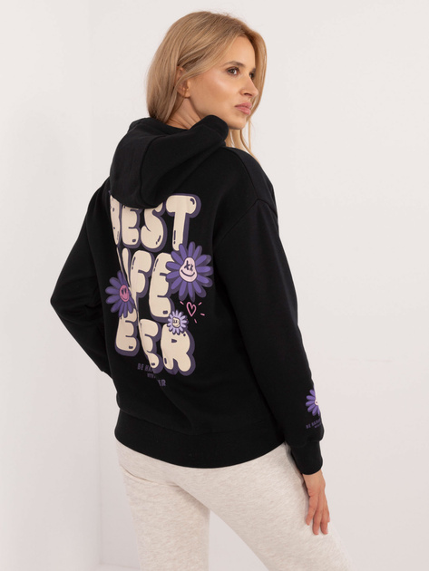 Hurt Grafitowa bluza z nadrukiem i kieszeniami SUBLEVEL