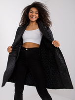 Czarna kurtka z pikowaniem Sofia