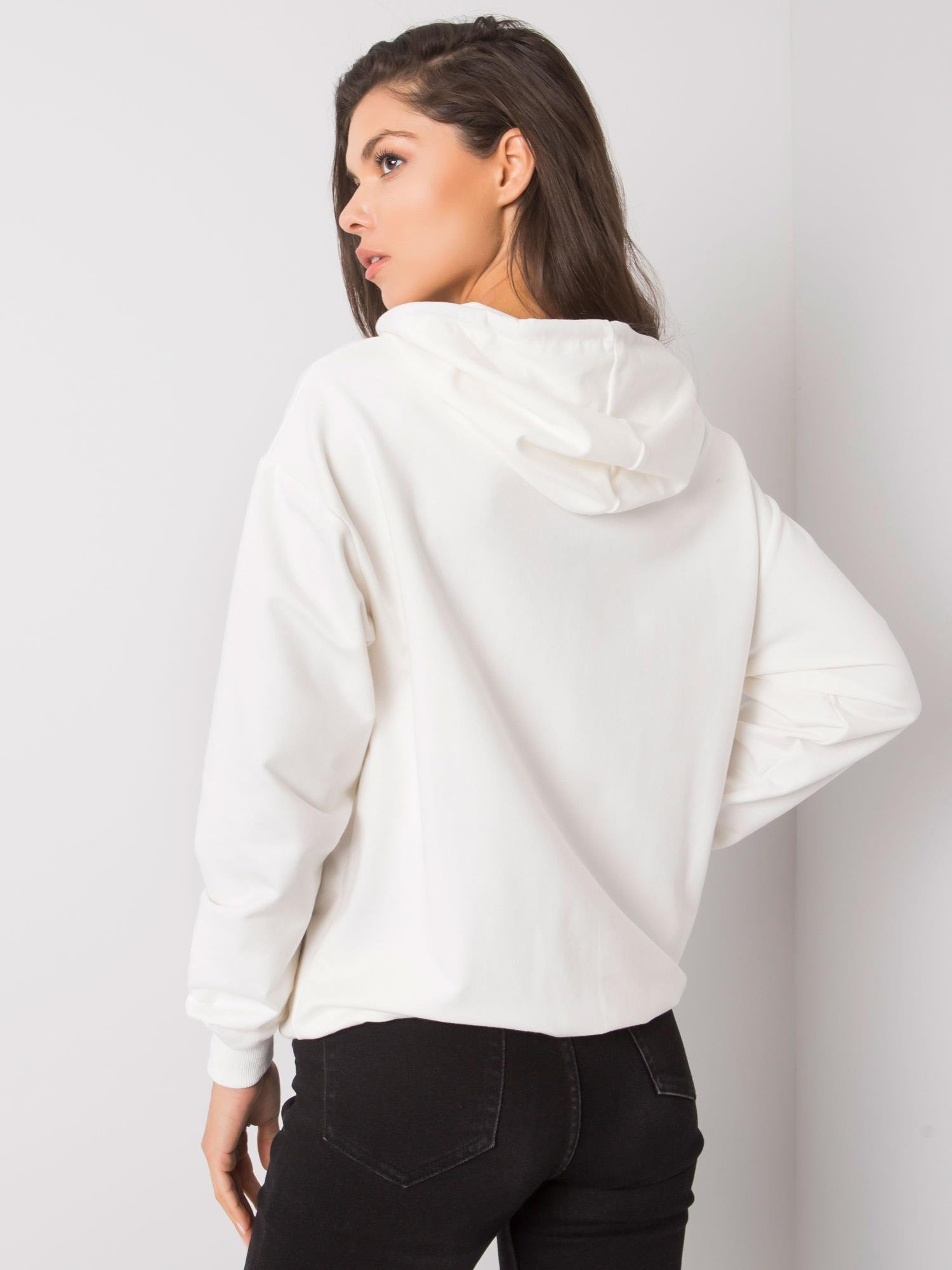 Ecru bluza na suwak Ilaria