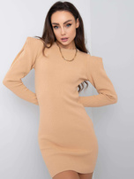 Beżowa sukienka Fabiola RUE PARIS