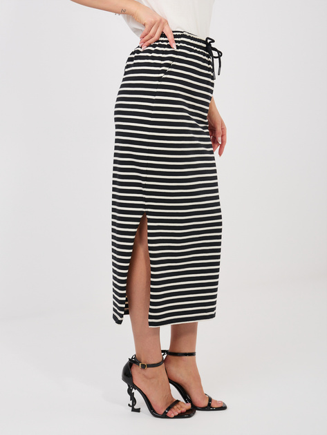 Czarna bawełniana spódnica z kieszeniami SUBLEVEL