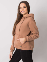 Camelowa damska bluza kangurka Georgie