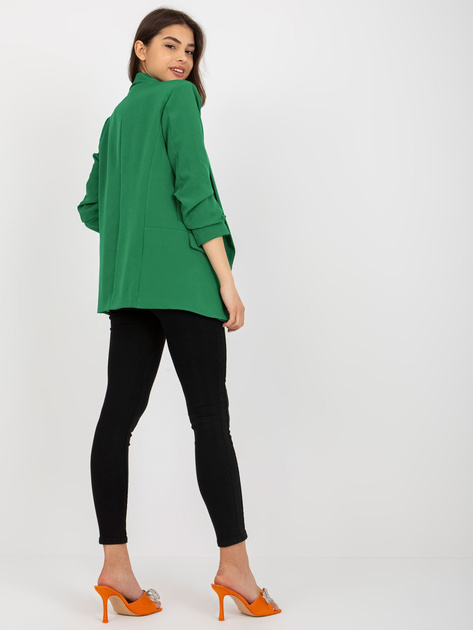 Hurt Ciemnozielona marynarka damska z podszewką OCH BELLA