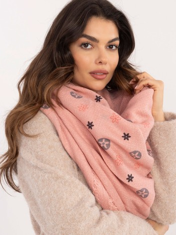 Wholesale Pink Women's Scarf with Fringes