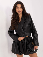 Czarna spódnica bombka od kompletu