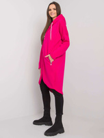 Fuksjowa długa bluza damska Tabby