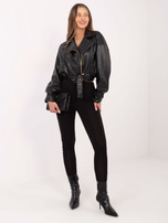 Hurt Czarne legginsy casualowe z napisami po bokach