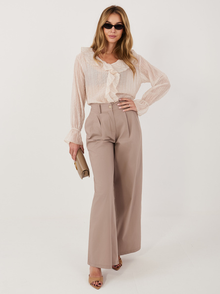 Fango szerokie spodnie z kieszeniami RUE PARIS