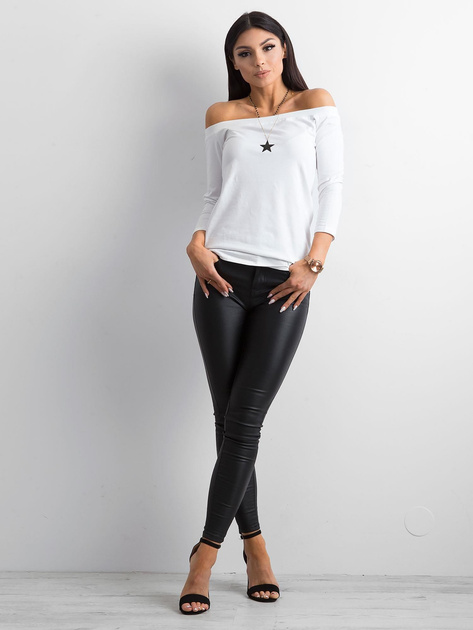 Biała bluzka hiszpanka basic Live