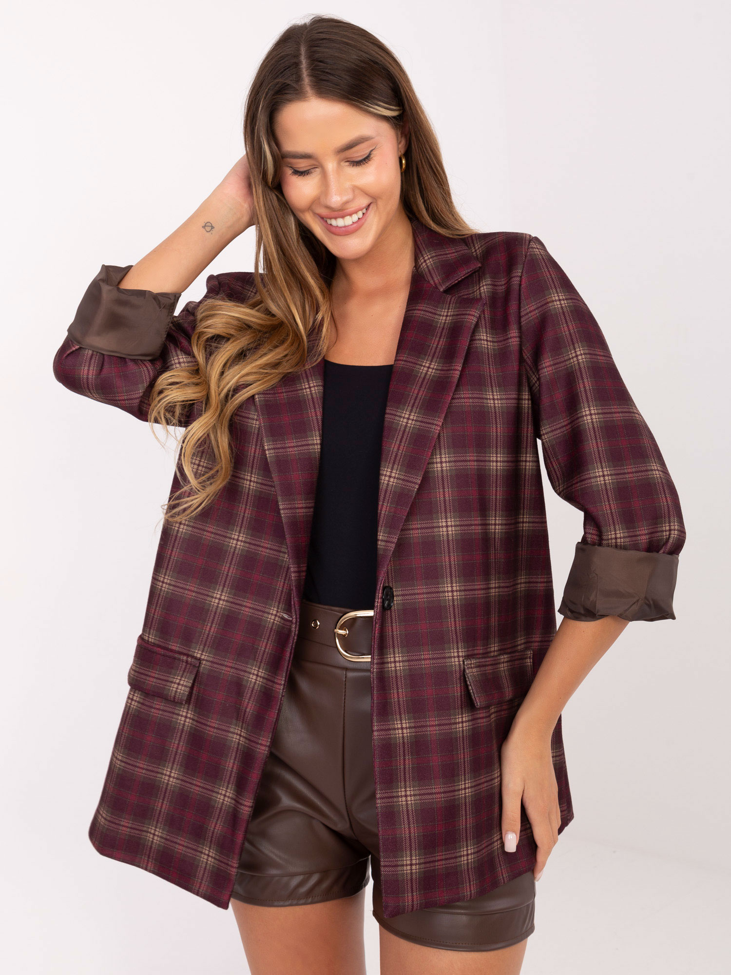 Marynarka bordowy
