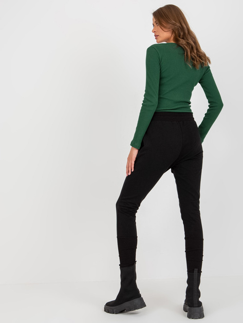 Hurt Czarne spodnie dresowe z klapowymi kieszeniami