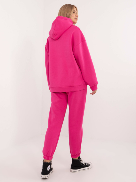 Hurt Fuksjowy damski komplet basic z ociepleniem
