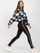 Hurt Czarne damskie legginsy na co dzień high waist  