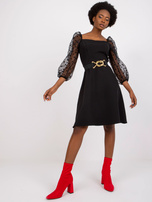 Czarna elegancka sukienka Segovia