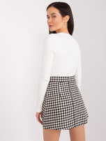 Hurt Ecru bluzka z guzikami przy dekolcie BASIC FEEL GOOD