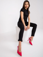 Schwarze Hose Approachable.