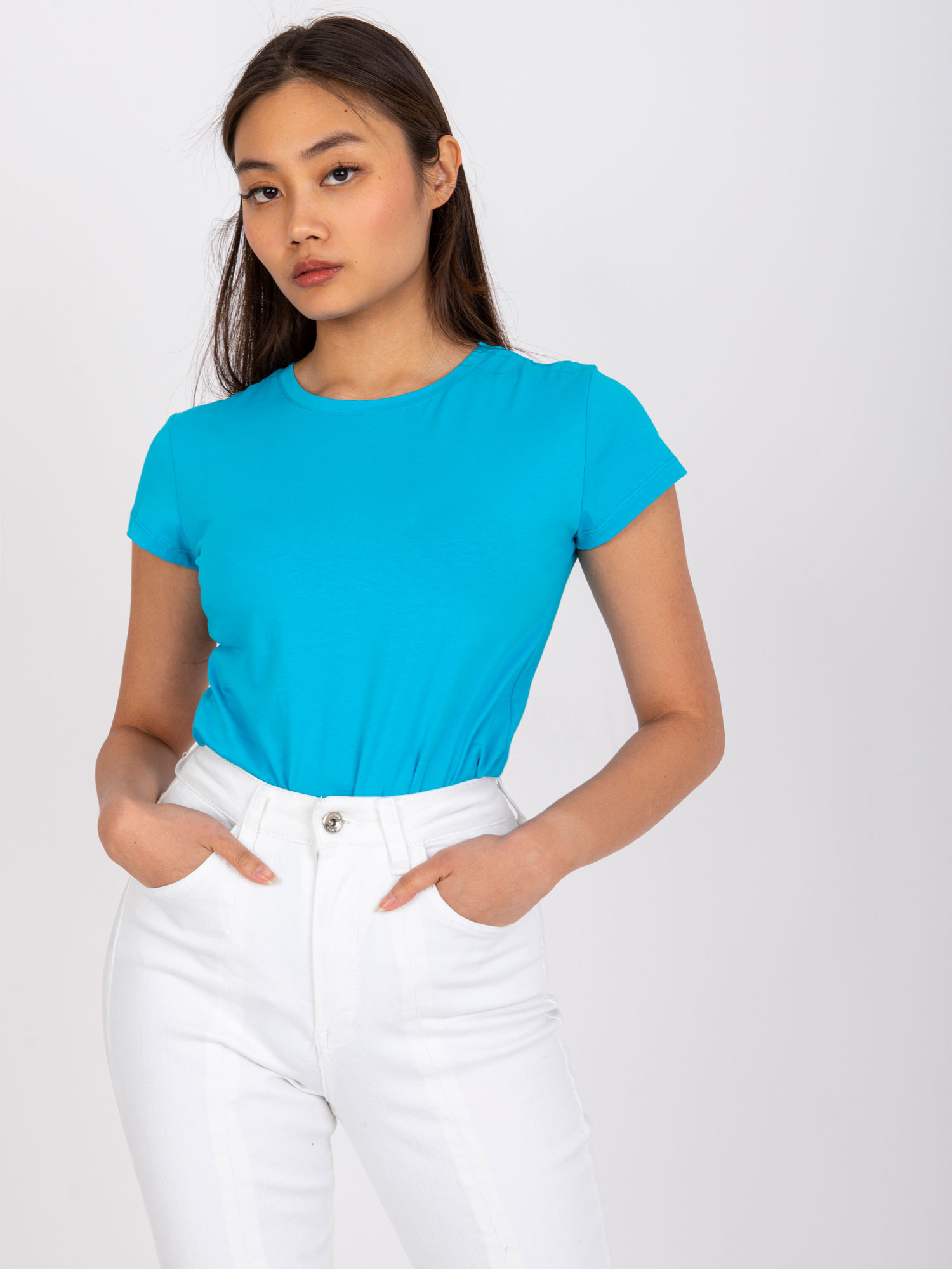 Niebieski t-shirt Peachy
