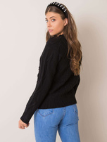 Schwarzer Pullover Mocha.