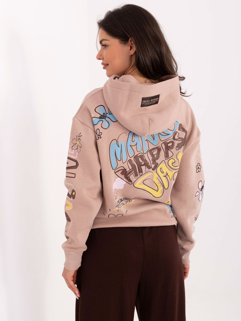 Brudnoróżowa dresowa bluza z kieszeniami SUBLEVEL