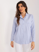 Hurt Jasnoniebieska rozpinana koszula oversize