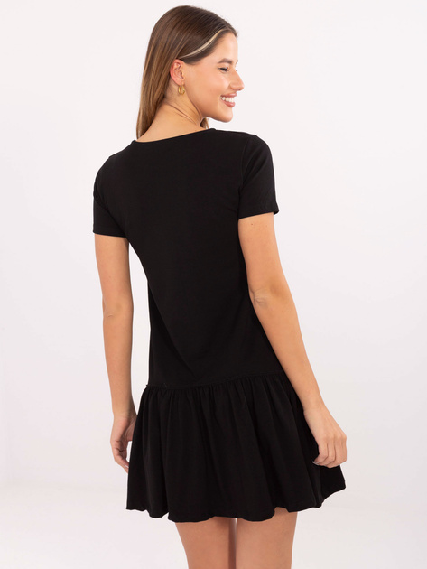 Czarna bawełniana sukienka RUE PARIS