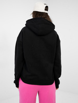 Czarna rozpinana bluza z kapturem NATURAL SIDE