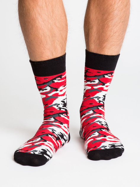 Skarpety męskie we wzory zestaw 3 szt.