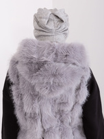 Hurt Graue Beanie-Mütze mit Kaschmiranteil.