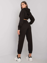 Schwarzes Set mit Moline-Hose.
