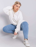 Ecru bluza plus size Mischa