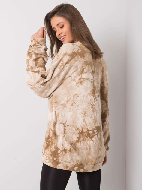 Beżowa bluza bez kaptura Romily