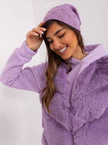 Wholesale Light Purple Hat with Studs
