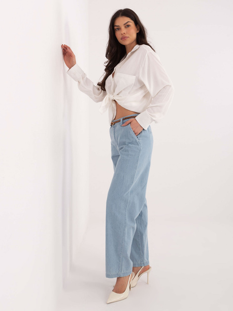 Jasnoniebieski jeansy z kieszeniami SUBLEVEL