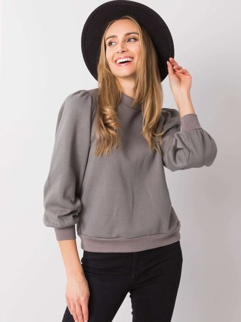 Grey Hattie sweatshirt YOU DON'T KNOW ME