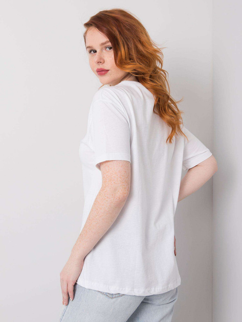 Biały t-shirt z aplikacjami Sierra