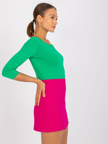 Zielona bluzka basic z bawełny Mona