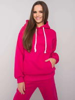 Fuksjowy dwuczęściowy komplet bawełniany Alicia