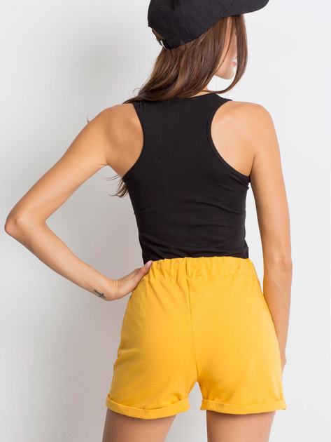 Ciemnożółte szorty Prestigious