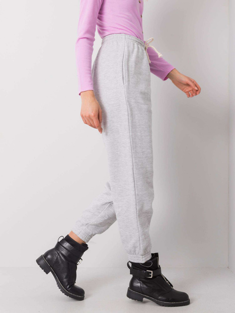 Szare spodnie dresowe Anette NIE ZNASZ MNIE
