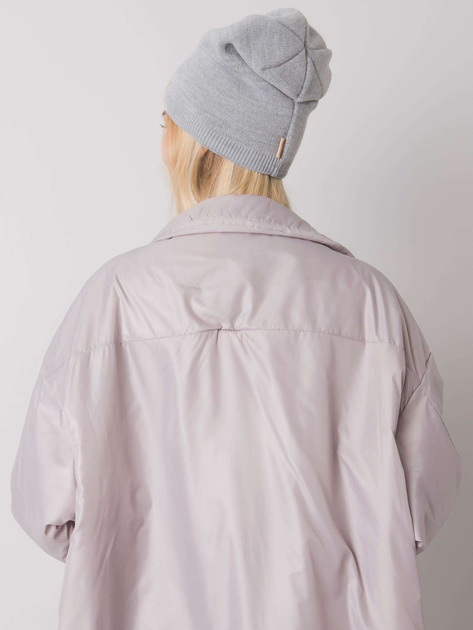 Szara czapka typu beanie RUE PARIS