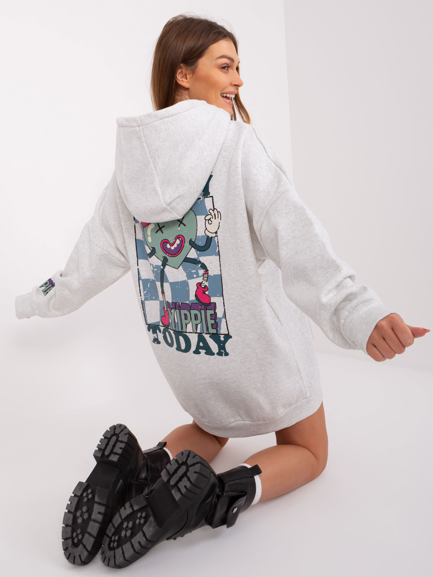 Bluza jasny szary