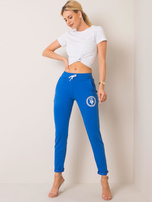 Modré kalhoty Cynthia.