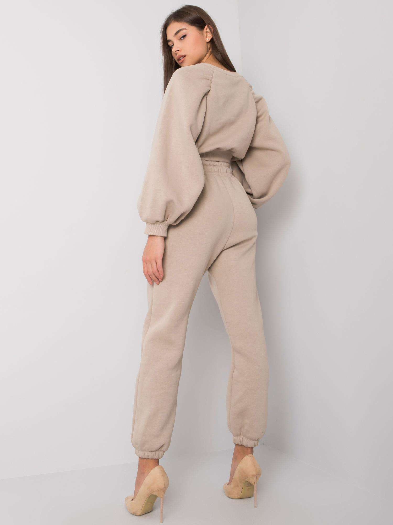 Beige women's two-piece set Constanca RUE PARIS.