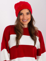 Hurt Czerwona czapka z marszczeniem 