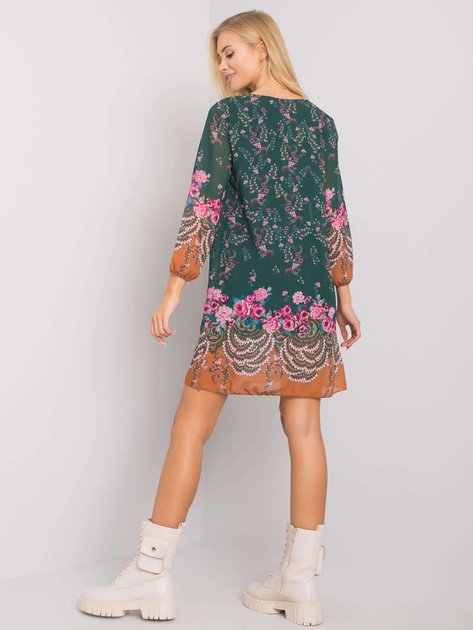 Zielona sukienka we wzory Tristana OCH BELLA