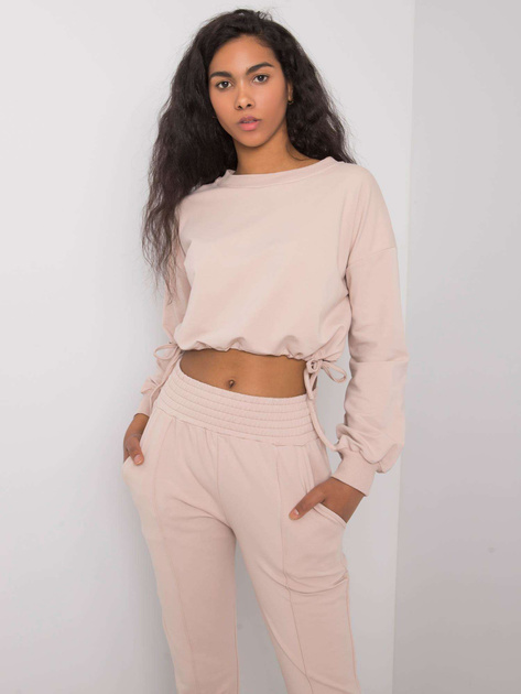 Beżowy komplet casualowy Laila RUE PARIS