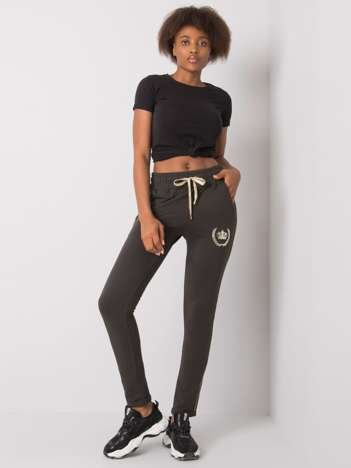 Dark khaki sweatpants Sidonie