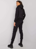 Czarny dwuczęściowy komplet basic Miramar