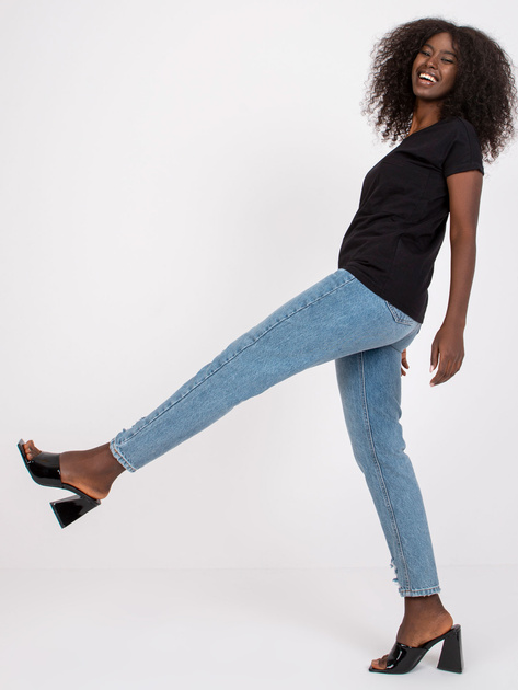 Czarny bawełniany t-shirt z kieszenią Ventura MAYFLIES