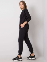 Czarny komplet casualowy Elayna